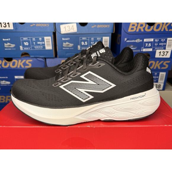 New Balance Fresh Foam X 880v15 Black White Men’s Size 9.5 D M880B15 (145) main image 6